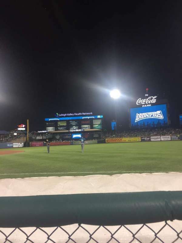Coca-Cola Park, section: 104, row: 1, seat: 13
