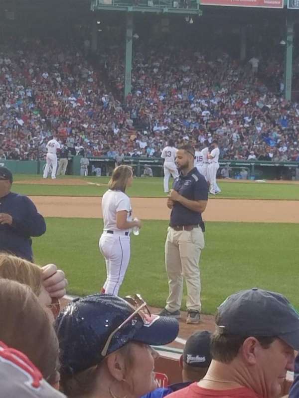 Fenway Park, section: Right Field Box 7, row: C, seat: 5, 6
