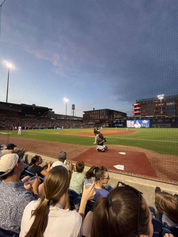 Durham Bulls Athletic Park, section: 116, row: C, seat: 14