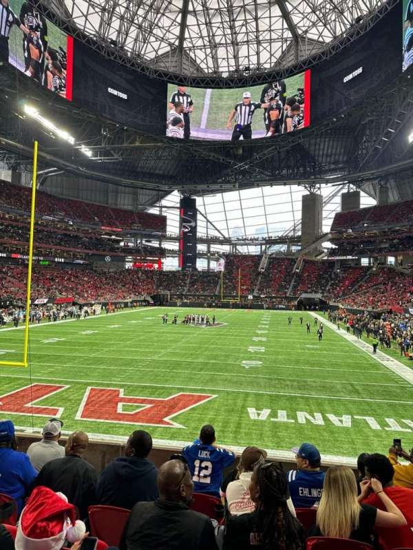 Mercedes-Benz Stadium, section: 118, row: 15, seat: 7