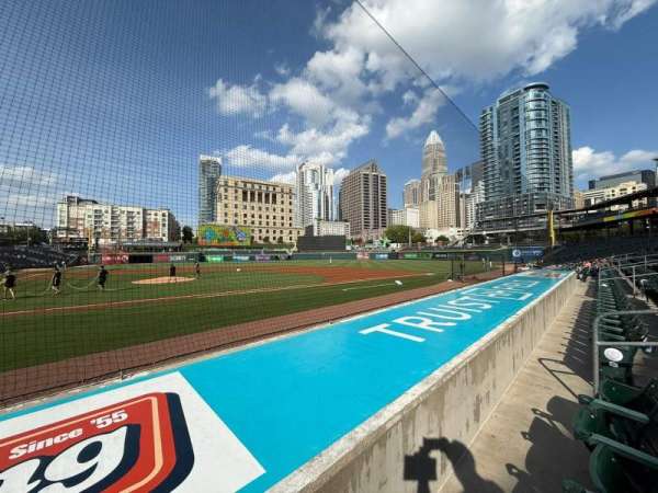 Truist Field, section: 108, row: F, seat: 5