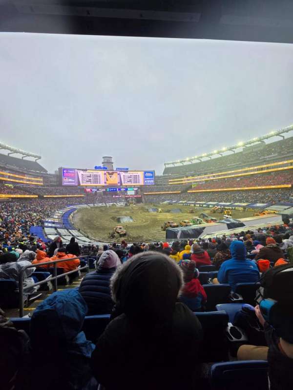 Gillette Stadium, section: 123, row: 34, seat: 27