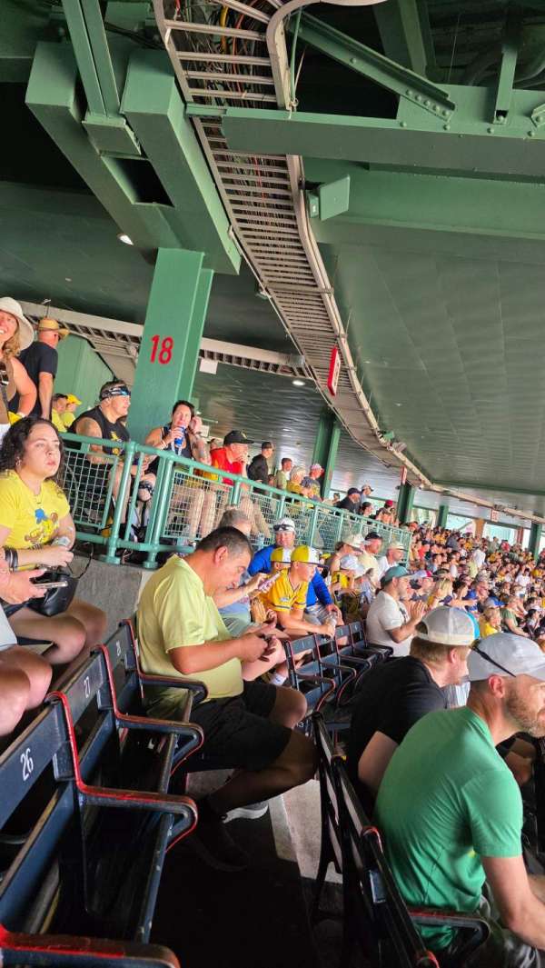 Fenway Park, section: Grandstand 17, row: 14, seat: 23