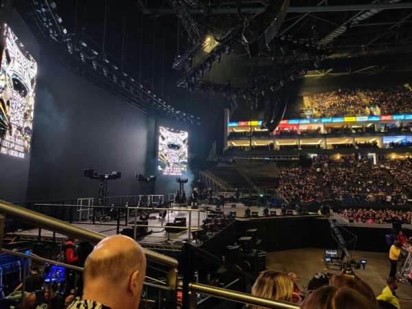 The O2, London, section: 101, row: J, seat: 17