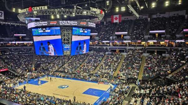 Target Center, section: 228, row: B, seat: 2