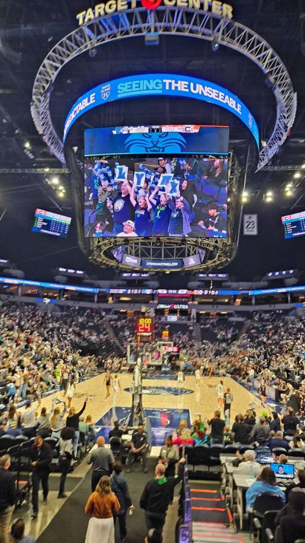 Target Center, section: 101, row: E, seat: 1