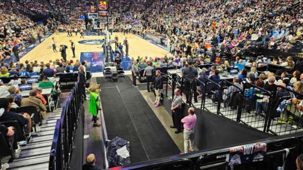 Target Center, section: 101, row: F, seat: 7