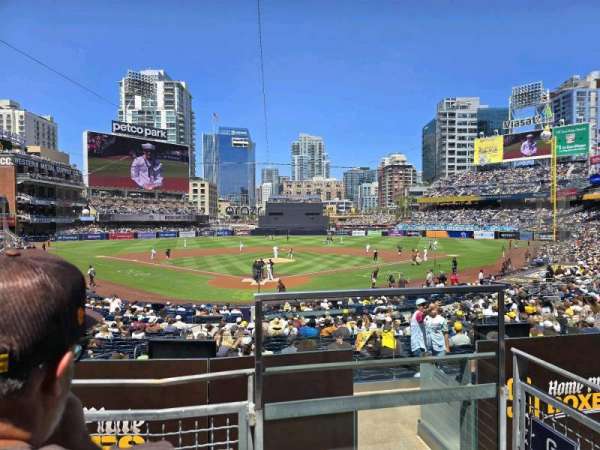 Petco Park, section: Premier Club G, row: 2, seat: 6