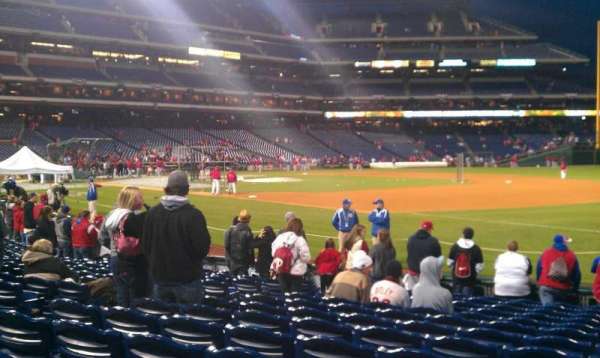 Citizens Bank Park, section: 112, row: 13, seat: 10