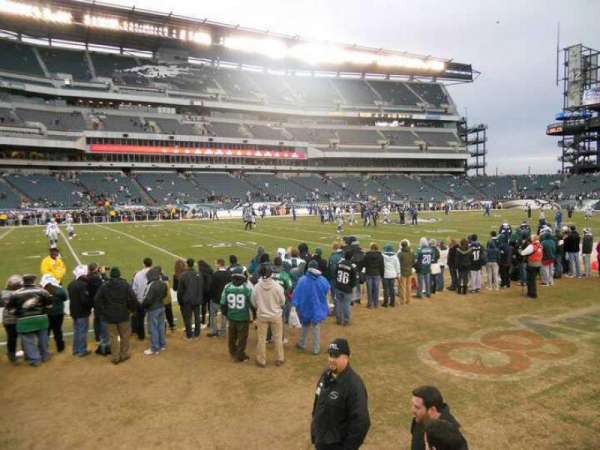 Lincoln Financial Field, section: 117, row: 2