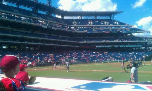 Citizens Bank Park, section: 116, row: 3, seat: 5