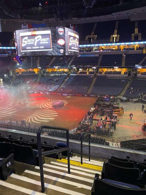 FedEx Forum, section: Pinn6, row: F, seat: 12