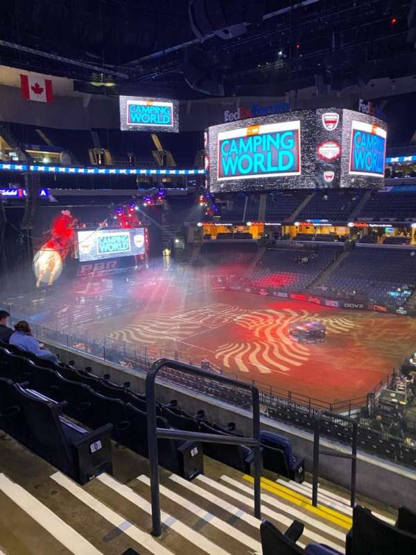 FedEx Forum, section: Pinn6, row: F, seat: 11