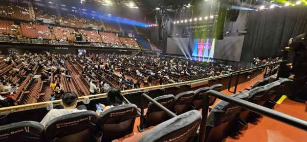 Kia Forum, section: 108, row: 3, seat: 9