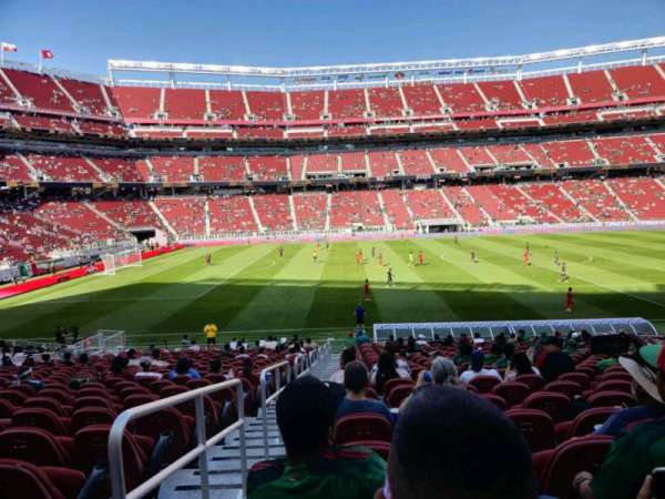 Levi's Stadium, section: C140, row: 23, seat: 18