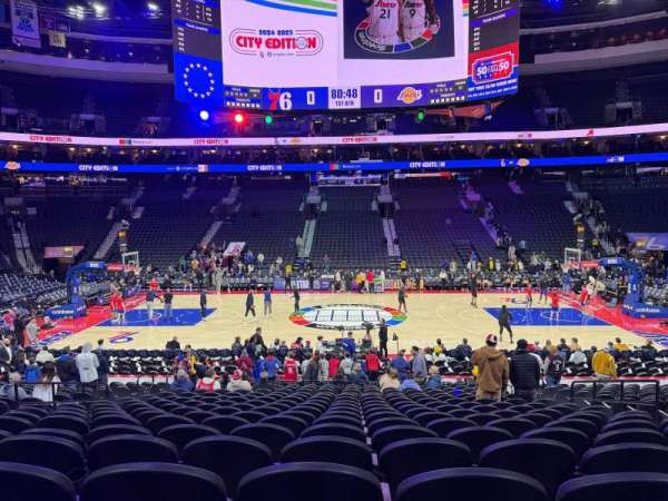 Xfinity Mobile Arena, section: 113, row: 18, seat: 7