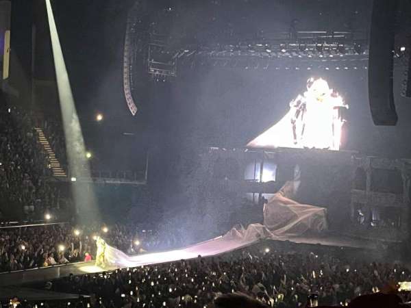 The O2, London, section: 110, row: W, seat: 287