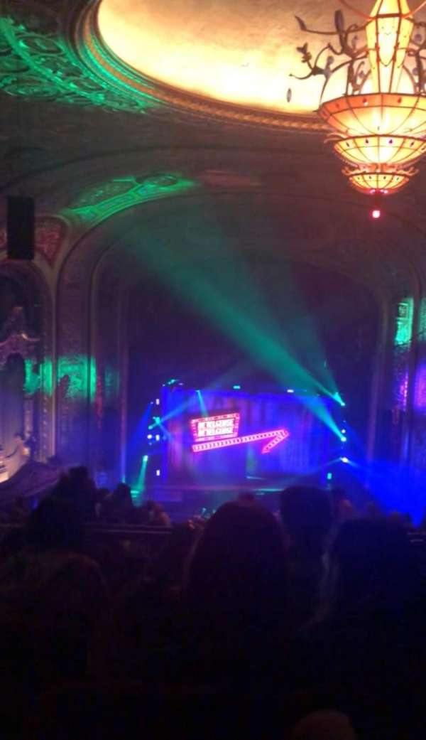 Providence Performing Arts Center, section: Second Dress Circle LC, row: P, seat: 107