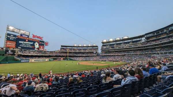 Nationals Park, section: 110, row: GG, seat: 14