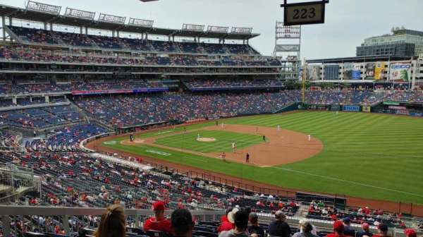 Nationals Park, section: 223, row: O