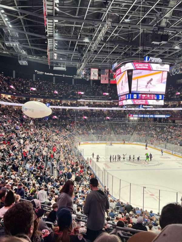 Nationwide Arena, section: 122, row: GG, seat: 1