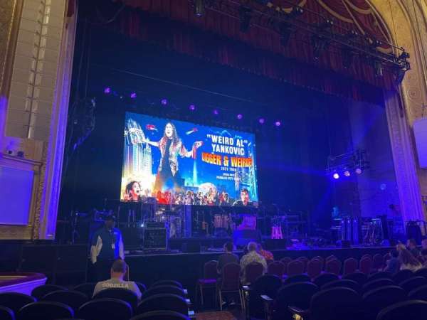 Palace Theatre, Columbus, section: Floor 4, row: G, seat: 1