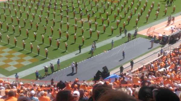 Neyland Stadium, section: X4, row: 50,, seat: 27 and 28