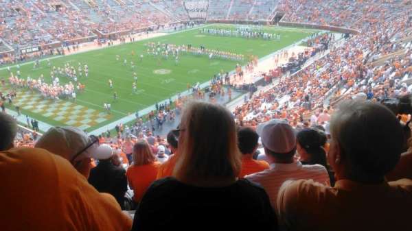 Neyland Stadium, section: X4, row: 50, seat: 30,29,28,27