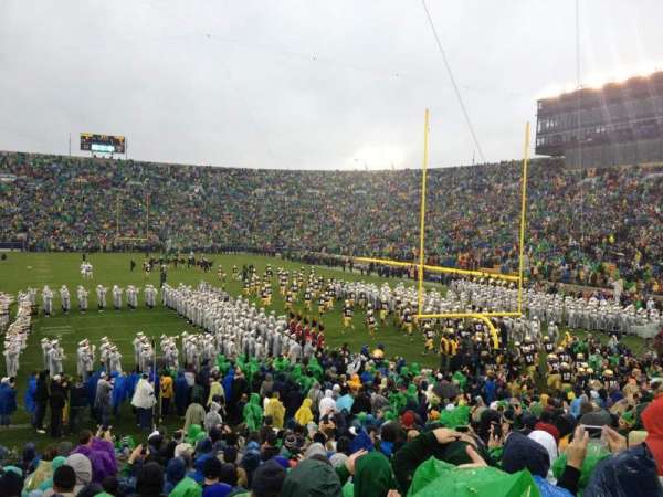 Notre Dame Stadium, section: 2, row: 25, seat: 10