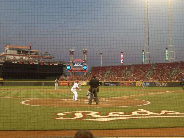 Great American Ball Park, section: 2, row: 4, seat: A