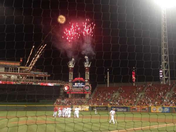Great American Ball Park, section: 3, row: 2, seat: 10