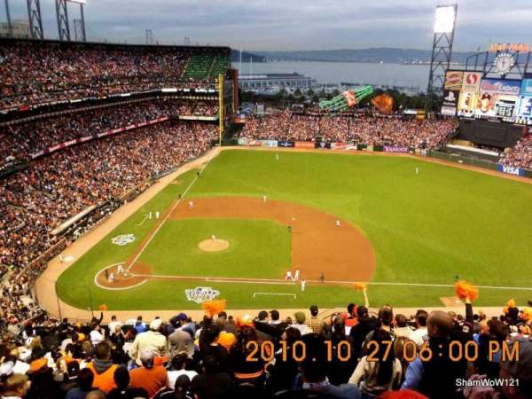 Oracle Park, section: VR308, row: 14, seat: 5