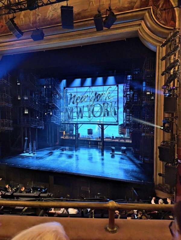 St. James Theatre, section: Mezzanine R, row: B, seat: 6