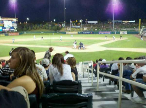 Isotopes park, section: 103, row: M, seat: 1