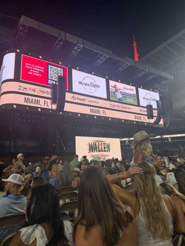 Hard Rock Stadium, section: Floor A4, row: 20, seat: 21