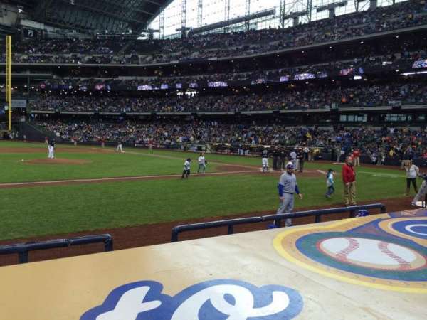 American Family Field, section: 122, row: 5, seat: 12