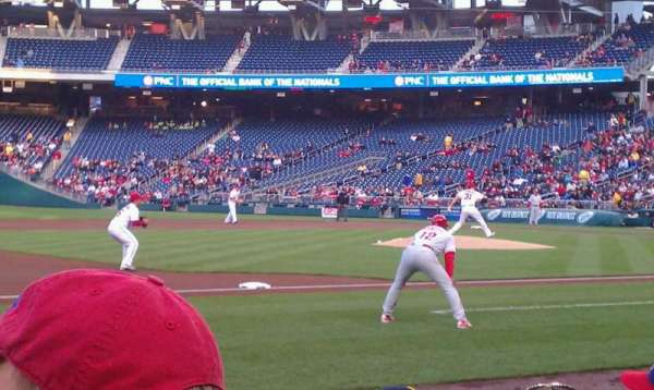 Nationals Park, section: 114, row: E, seat: 2