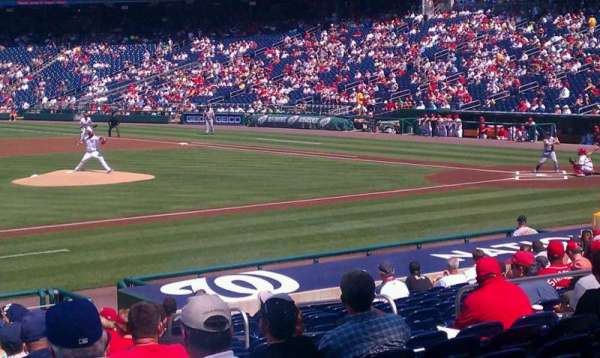 Nationals Park, section: 115, row: Z, seat: 14