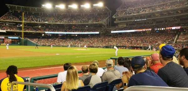 Nationals Park, section: 114, row: E, seat: 1