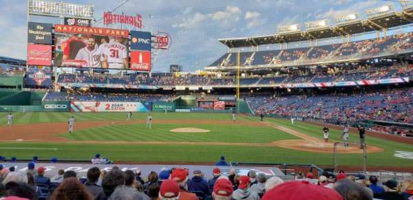 Nationals Park, section: 117, row: S, seat: 3
