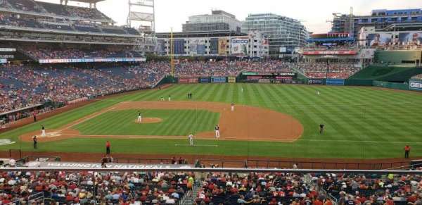 Nationals Park, section: 219, row: B, seat: 2