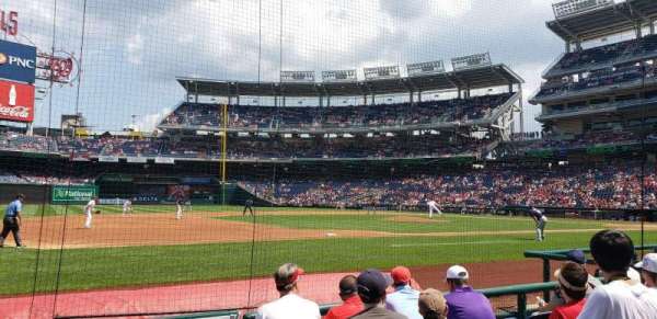 Nationals Park, section: 114, row: e, seat: 1