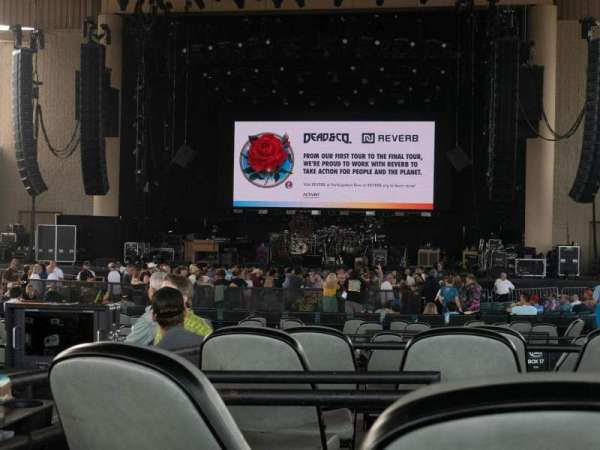 Ruoff Music Center, section: F, row: E, seat: 7