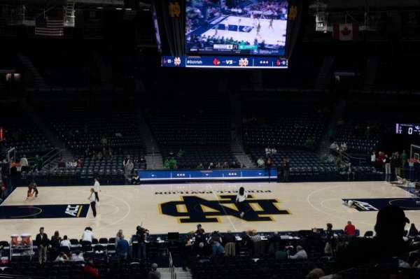 Purcell Pavilion, section: 101, row: 10, seat: 29