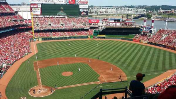 Great American Ball Park, section: 527, row: f, seat: 12