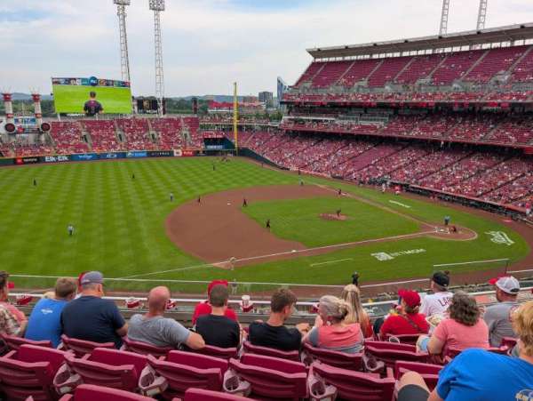 Great American Ball Park, section: 415, row: F, seat: 7