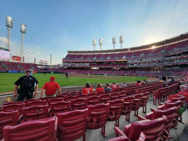 Great American Ball Park, section: 111, row: G, seat: 6