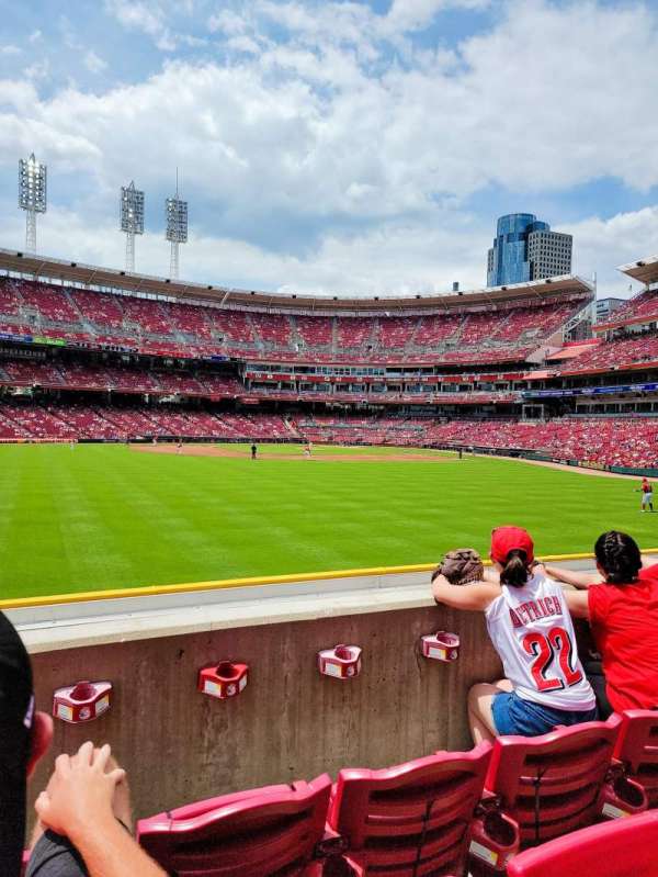 Great American Ball Park, section: 102, row: C, seat: 14