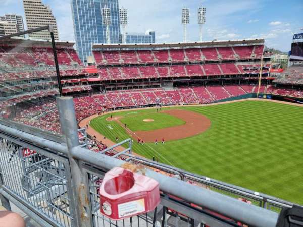 Great American Ball Park, section: 537, row: A, seat: 4