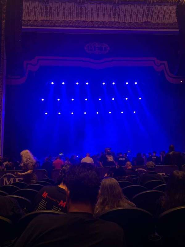 The Met Philadelphia, section: Orchestra 2, row: Pp, seat: 12